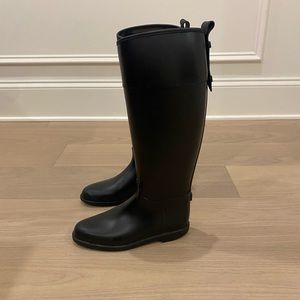 BURBERRY Winter Boots Rain Boots Black size 8